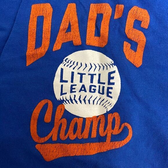 oshkosh | 3/$15 Blue Long Sleeve Diaper Graphic Shirt - Picture 2 of 3